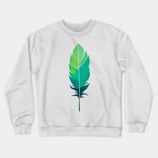 Colorful nature feather Crewneck Sweatshirt